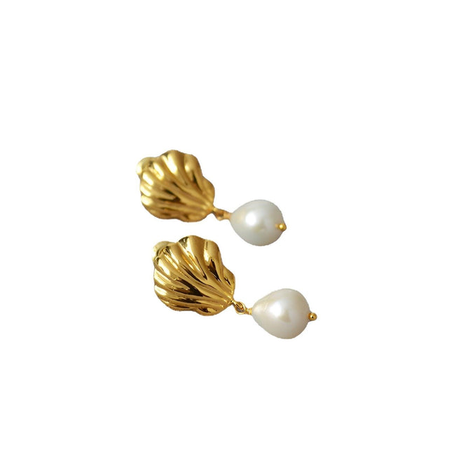 Summer Ocean Resort Style Shell Earrings Vintage Fashion Jewelry for Women Gifts