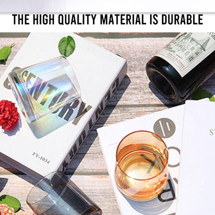 2PCS Hotel Household Glass Toothwash Cups Set Simple Gargle Toothwash Cup