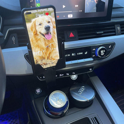 Cup Holder Phone Mount Adjustable Car Phone Holder Cradle for Smartphones