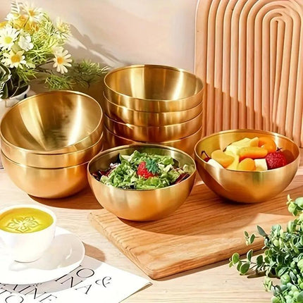 4/10pcs Salad Bowl Mixed Rice Bowl Set for Serving Soup and Salad Kitchenware