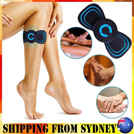 Pulse Tens Unit EMS Massager Back Full Body Muscle Stimulator Pain Relief Device - Aimall