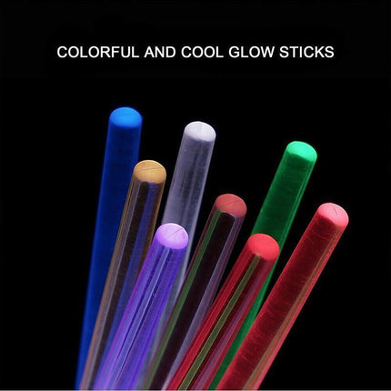 Chopsticks Light Up LED Glowing Light Saber Chop Sticks Reusable Lightup Gifts - Aimall