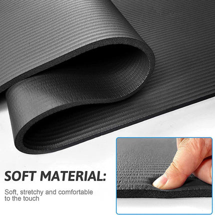 Yoga Mat Dance Mat Sports and Fitness Jump Rope Mat for Men and Women Exercise