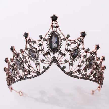 Bridal Tiara Baroque Style Crown Wedding Party Headpiece Women Dress Accessories