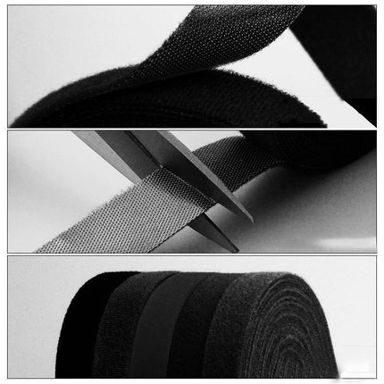 10/20/50M Hook&Loop Heavy Duty Strap Reusable Cable Ties Grip TV Tidy Organizer - Aimall