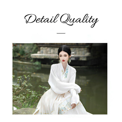 New Chinese Style Hanfu Set Slimming Horse Skirt Daily Wear Fairy Skirt Girls