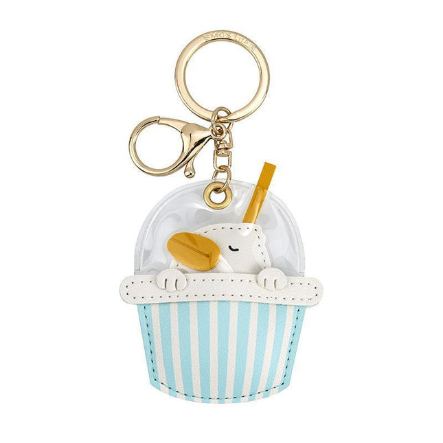 Cartoon Cute Keychain Milk Tea Cup Cute animal Milk Tea Key chain - Aimall