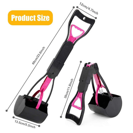 Long Handle Pet Waste Picker Durable Dog Poop Picker Easy Use Waste Removal Tool