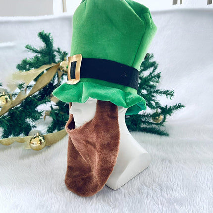 St Patricks Day Hat Festival Party Digital Print Irish Green Shamrock Cap