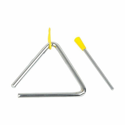 Kids Metal Musical Triangle With Striker Rod Percussion Instrument Toys Gift - Aimall