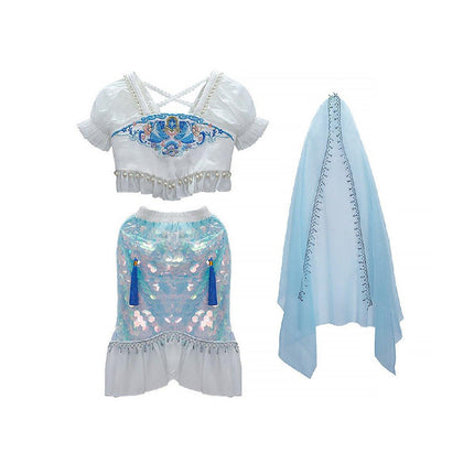 Summer Princess Hanfu Dress for Girls Cute Chinese Traditional Outfit
