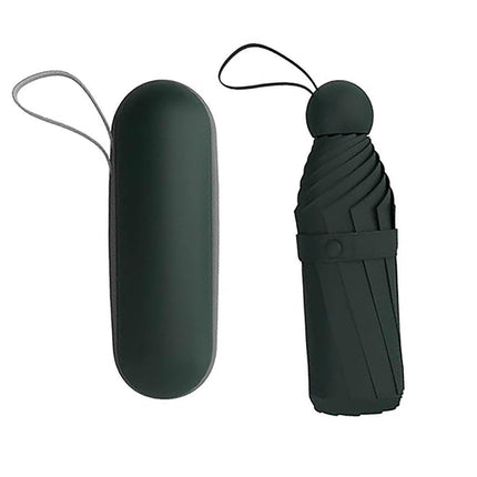 Portable Five Fold Sun Protection Umbrella Compact Travel Folding Umbrella