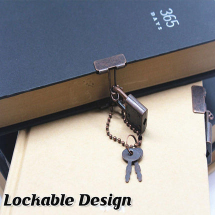 2pcs A5 Kraft Paper Blank Notebook 365 Days Planner Handbook for Writing Notes