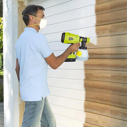 20V Cordless High Pressure Airless Paint Sprayer Compatible with Ryobi Batteries