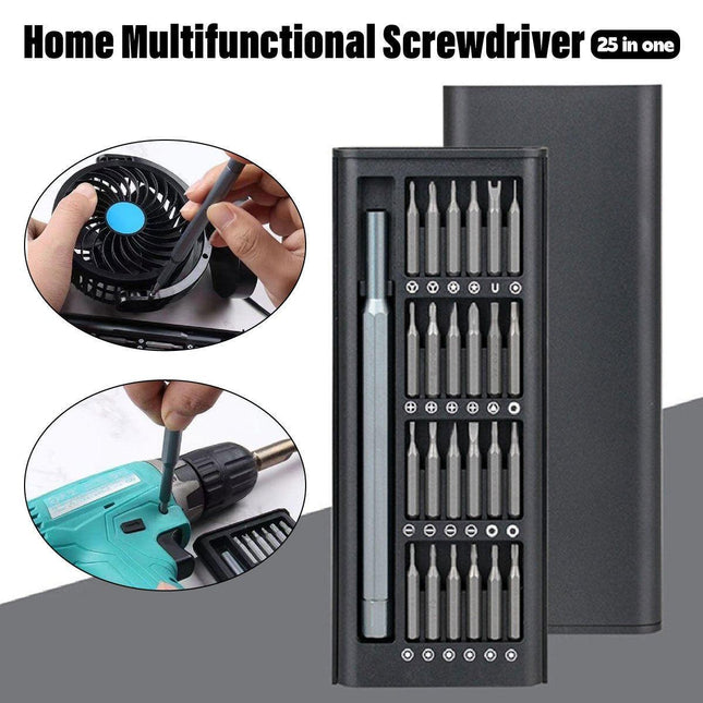 25in1 Multifunctional Screwdriver Set Household Repair Tool Precision Hand Tool
