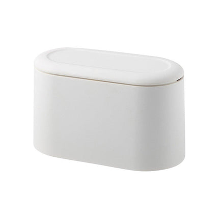 Desktop Wastebasket Organizer Small Trash Bin Compact Wastebasket for Office Use