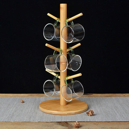 Household Cup Holder Water Cup Rack Drain Storage Coffee Mug Glass Hanger