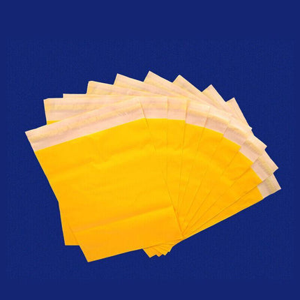 Poly Mailer Bags Mailing Satchel Plastic Courier Self Sealing Packing Yellow - Aimall
