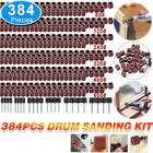 384Pcs Drum Sanding Kit For Nail Drill Bits Dremel Accessories Rotary Tool Set - Aimall