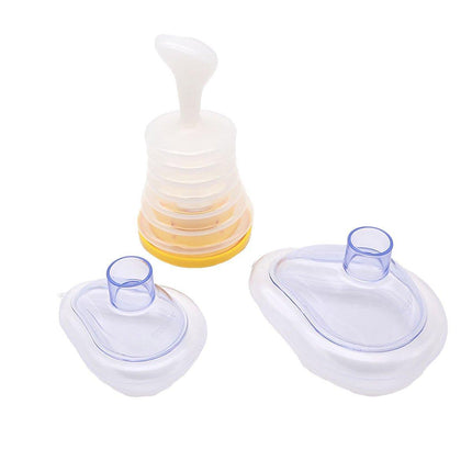 Respiratory Trainer Suffocation Emergency Rescue Mask Heart And Lung Device