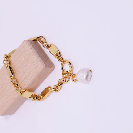 Simple Chunky Chain Bracelet Elegant Trendy Fashion Jewelry for Women Gifts