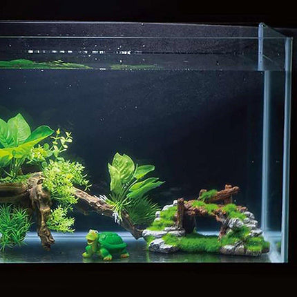 Fish Tank Moss Bridge Decoration Aquascape Rockery Ornament for Aquarium Design