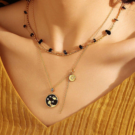 Vintage Black Necklace for Women Gothic Fashion Jewelry Statement Choker Gift