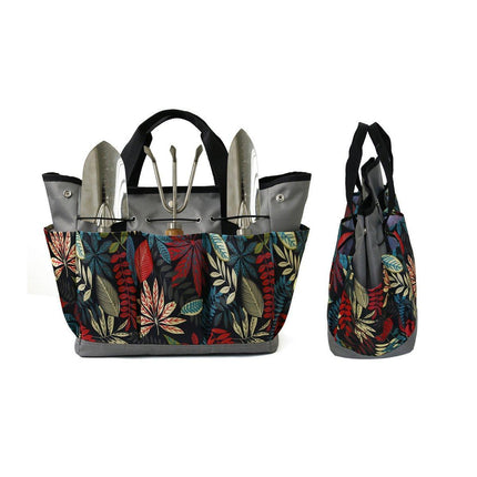 Portable Garden Kit Multifunctional Gardening Storage Bag with Pockets Outdoor