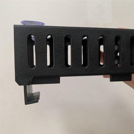 2Sets Aquarium Hydroponic Plant Holder Plastic Square Hollow Cage Storage Basket