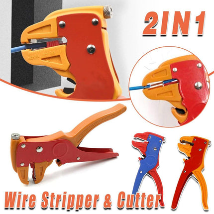 2in1 Wire Stripper Electrical Crimping Pliers Multifunction Duck Beak Plier Tool