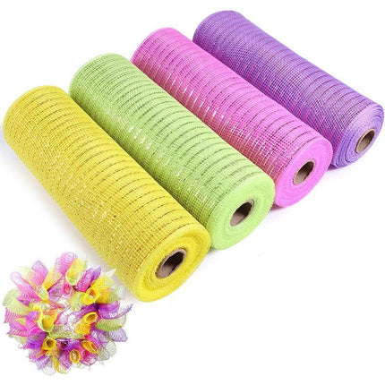 10Yards Gauze Mesh Flower Bouquet Wrapping Paper Florists Gift Packaging - Aimall