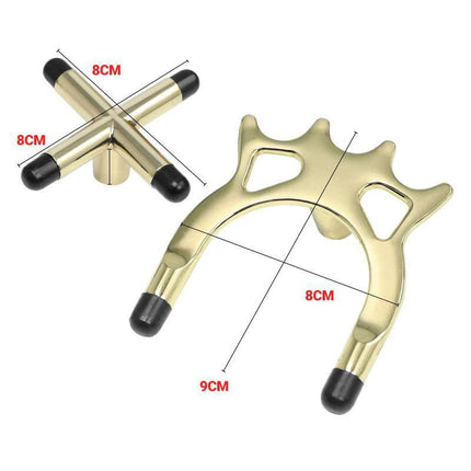 2PCS Pool Snooker Billiard Table Cue rest cross And spider jigger brass Set - Aimall