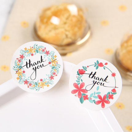 UP TO 80PCS Stickers Labels Thank You Stickers Gift Wrapping Craft Scrapbook DIY - Aimall
