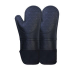 2pcs Insulated Oven Mitts Heat Resistant Gloves for Kitchen Household Use