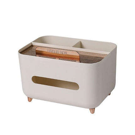 Tissue Box Dispenser Storage Box Napkin Case Remote Control Box Multi-Function