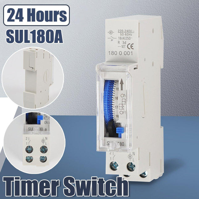 SUL180A Mechanical 24 Hours Timer Switch Electrical Control Power Timing Switch