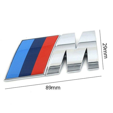 REPLACEMENT M SPORT LOGO BADGE STICKER TRUNK FITS BMW M, 3, 5, X Series - Aimall