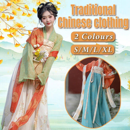 Chest Length Skirt Hanfu Female Summer Thin Daily Wear Traditional Chinese Dress