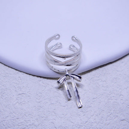 Adjustable Open Finger Ring Elegant Design Fashion Jewellery for Women Gifts