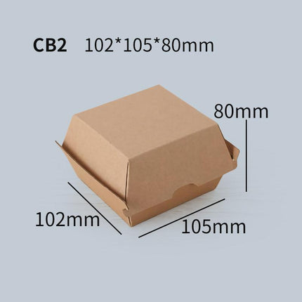 UP To 250PCS New Cardboard Hot Dog Box - Brown Corrugated Kraft - Plain - Aimall