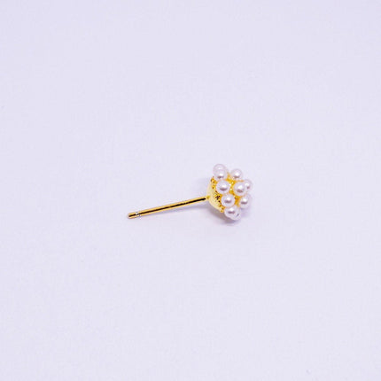 Elegant Simple Mini Pearl Stud Earrings for Girls Delicate Sweet Jewelry Gift