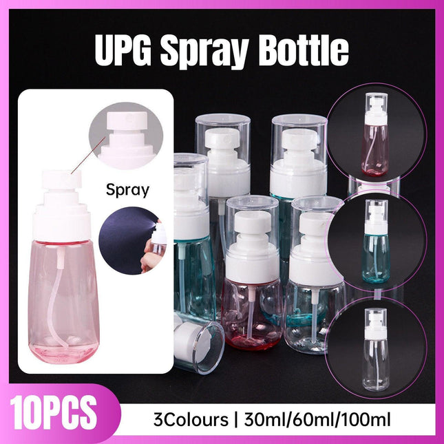 10pcs Travel portable Spray Bottle Lotion Dispenser Disinfectant Cosmetics Vial