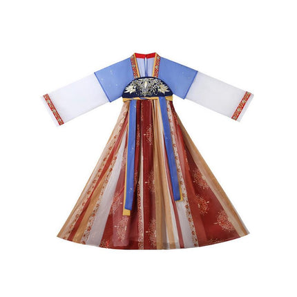 Girl Hanfu Spring And Autumn Book Ancient Clothes Chinese Style Children Hanfu - Aimall
