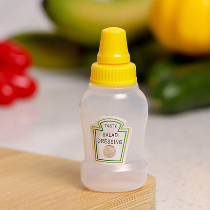 4pcs Mini Portable Sauce Box Condiment Dispensers for Picnic and Outdoor Use