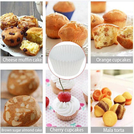Patty Pans Muffin Cases Choc 600/Pk Cake Boards Cupcake Liners Boxes Baking Cups - Aimall