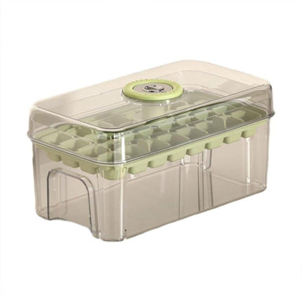 Large Capacity Food Grade Ice Cube Mold with Lid Household Ice Storage Box