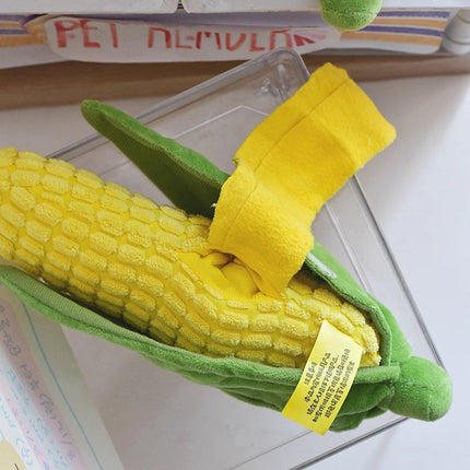 Simulation Corn Dog Chew Toy for Pets Durable Slow Feeder Toy for Dog Boredom