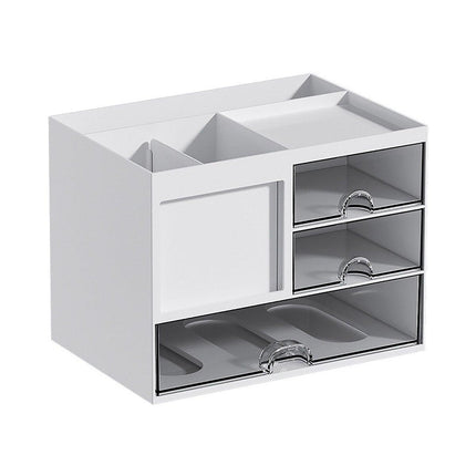 Clear Desktop Organiser Drawer Storage Shelf for Office Home Supplies Durable