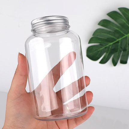 10pcs 500ml PET Plastic Juice Bottles Food Grade Drink Containers for Beverages
