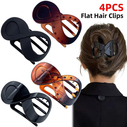 4PCS Hair Clip Set Duckbill Clips Cute Hair Accessories for Bangs and Styling